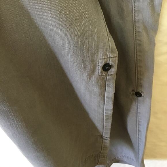 Coldwater Creek Gray with Bottom Button Up Pants - Picture 7 of 9